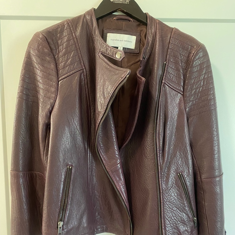 Cupcakes and Cashmere Leather Jacket